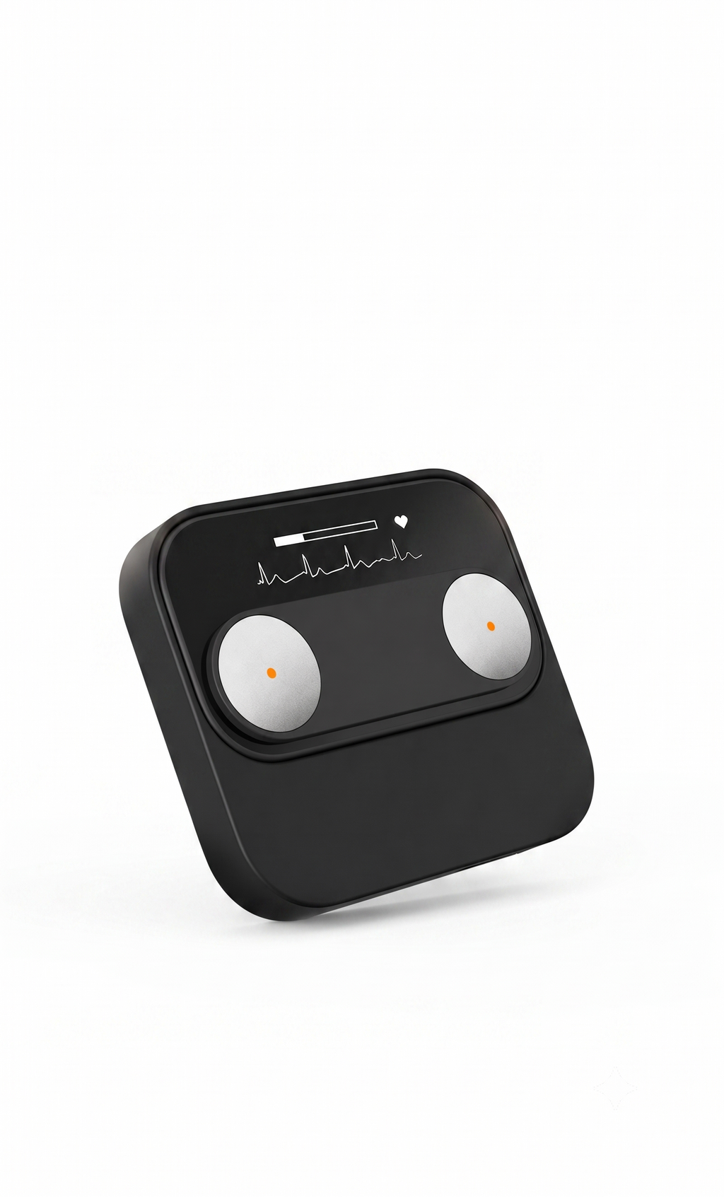 Hordozható EKG-monitor Bluetooth kapcsolattal, OLED kijelzővel és alkalmazás-szinkronizálással